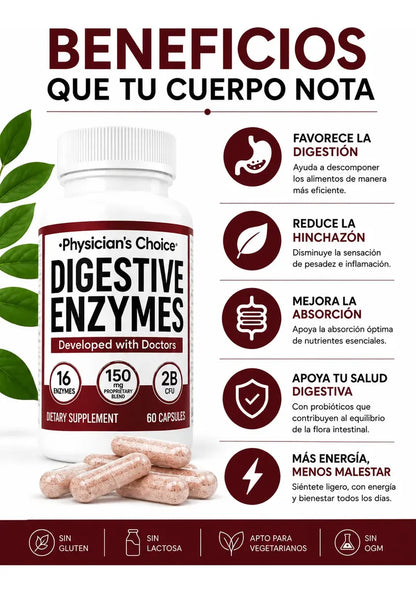 Physician’s choice digestive enzymes