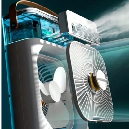 Ventilador Enfriador Humidificador Aire Led Difusor Aroma