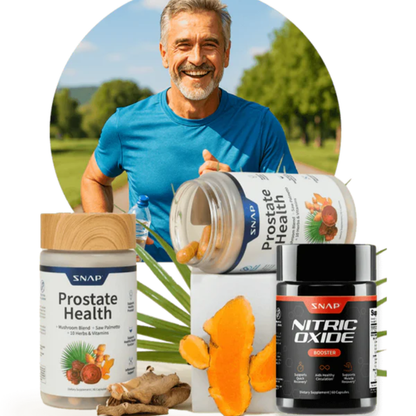 COMBO PROSTATE HEALTH + NITRIC OXIDE: PRÓSTATA MAS SALUDABLE Y FUERTE