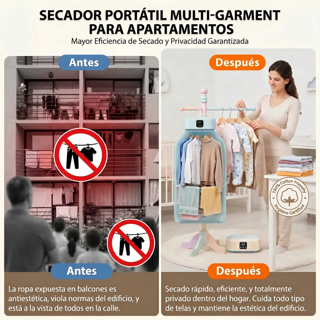 SECADORA DE ROPA PORTATIL
