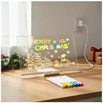 PIZARRA MÁGICA LED PARA DIBUJAR Y ESCRIBIR